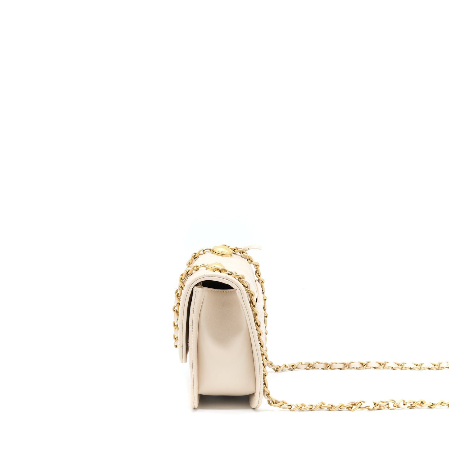 Chanel Seasonal Flap Bag Beige L