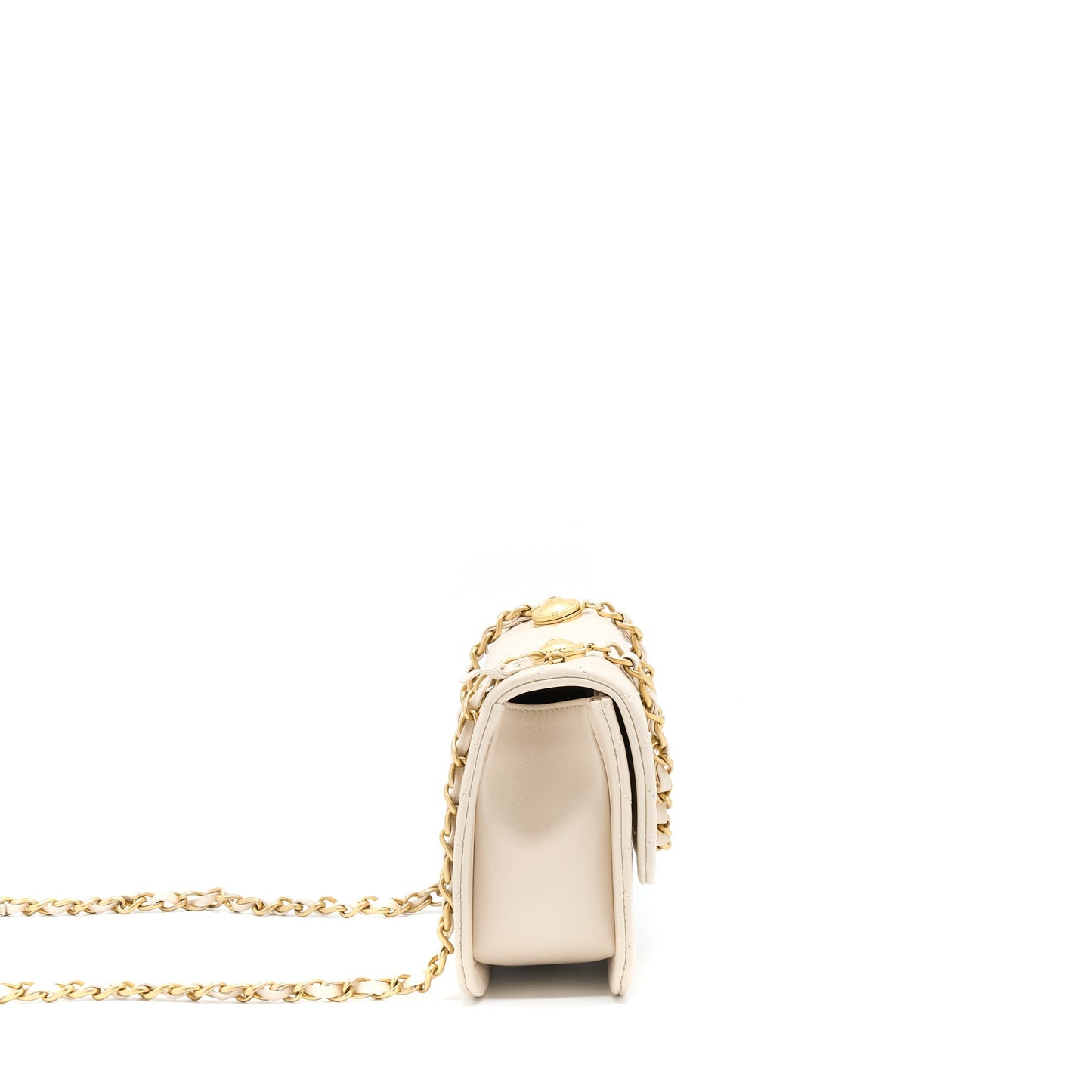 Chanel Seasonal Flap Bag Beige L
