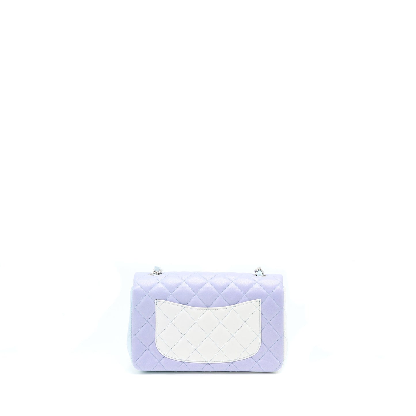 Chanel 21K Mini Rectangular Flap Bag Lambskin Multicolour Ombré Iridescent