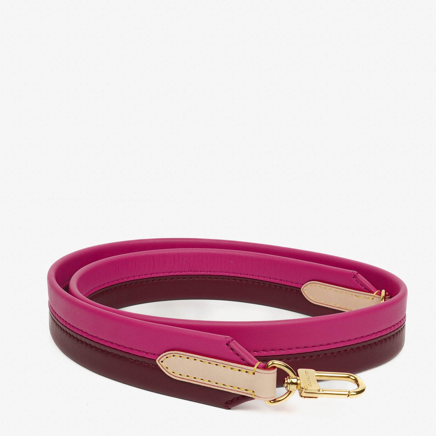 Louis Vuitton Bordeaux Fuchsia Calfskin Cluny BB Shoulder Strap