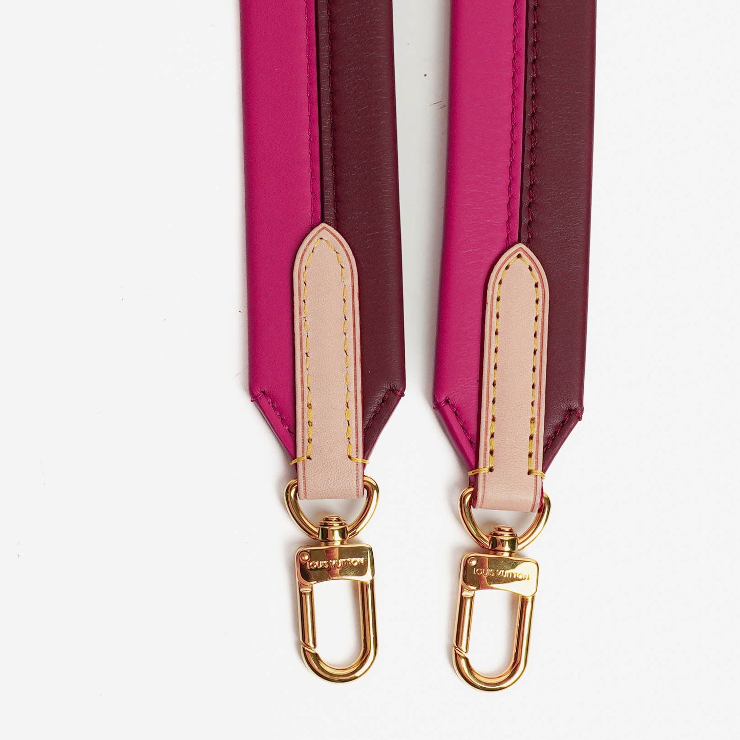 Louis Vuitton Bordeaux Fuchsia Calfskin Cluny BB Shoulder Strap