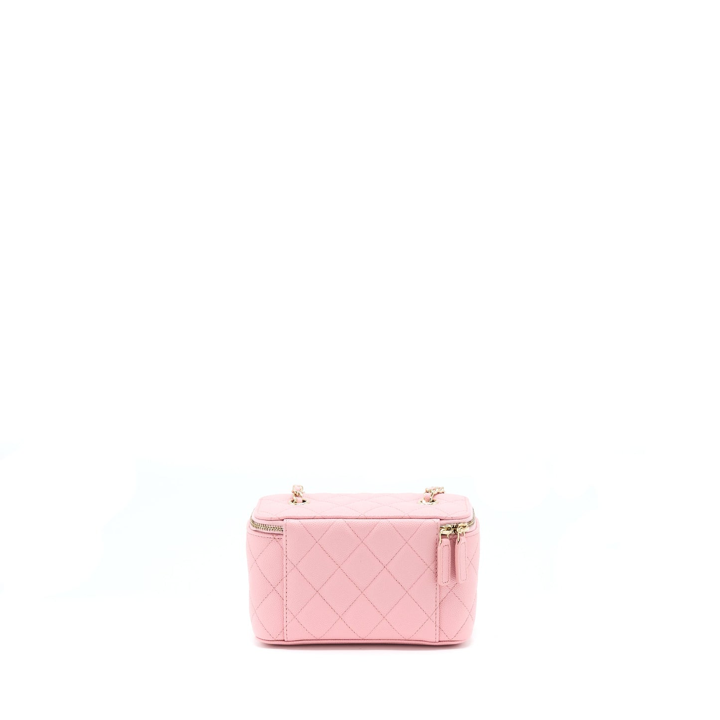 Chanel 22C Long Vanity With Chain Caviar Pink L