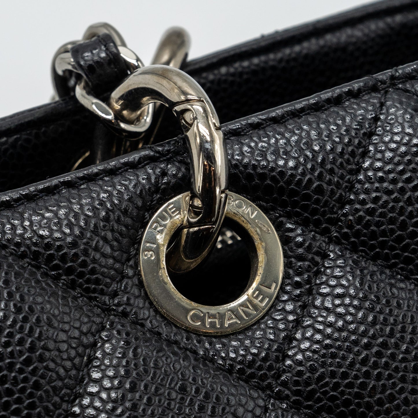 Chanel Grand Shopping Tote XL Caviar Black