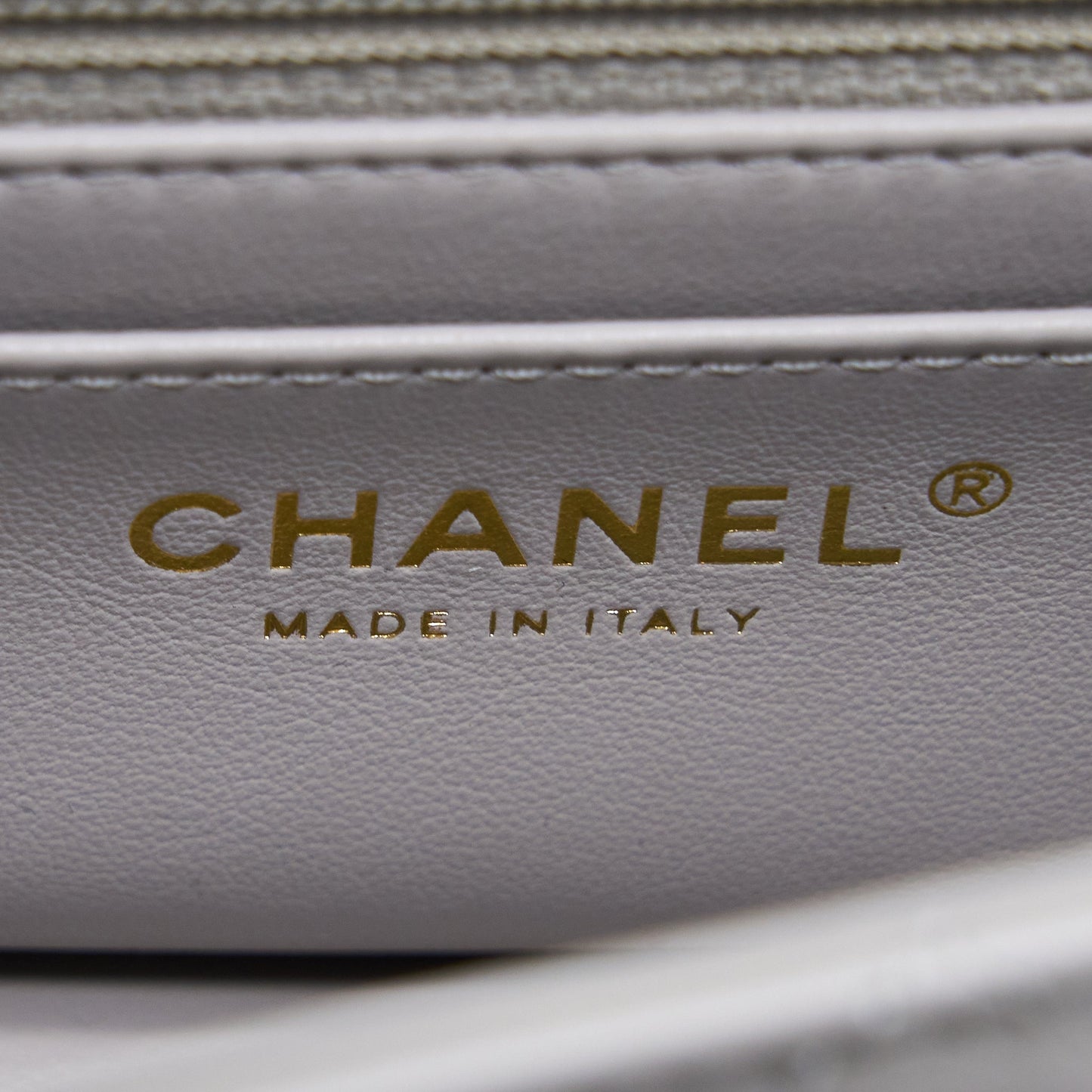 Chanel Pearl Crush Mini Rectangular Lambskin Grey Brushed (Microchip)