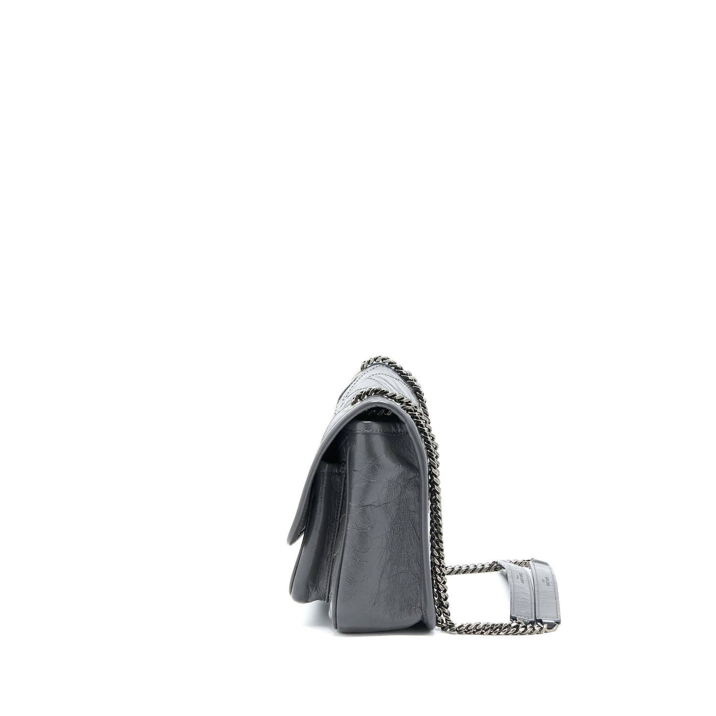 Saint Laurent/ Niki Baby Dark Grey With Grey Hardware