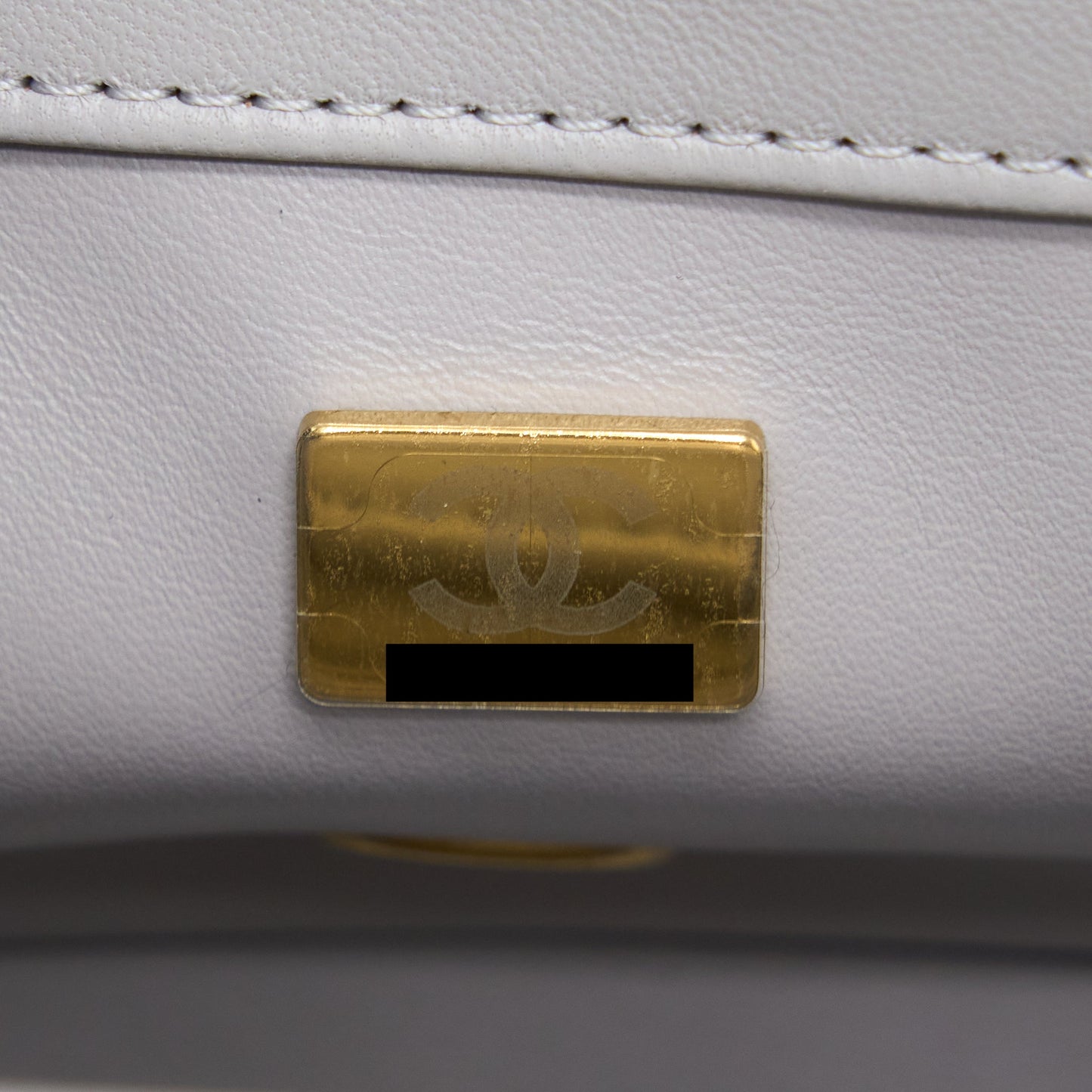 Chanel Pearl Crush Mini Rectangular Lambskin Grey Brushed (Microchip)