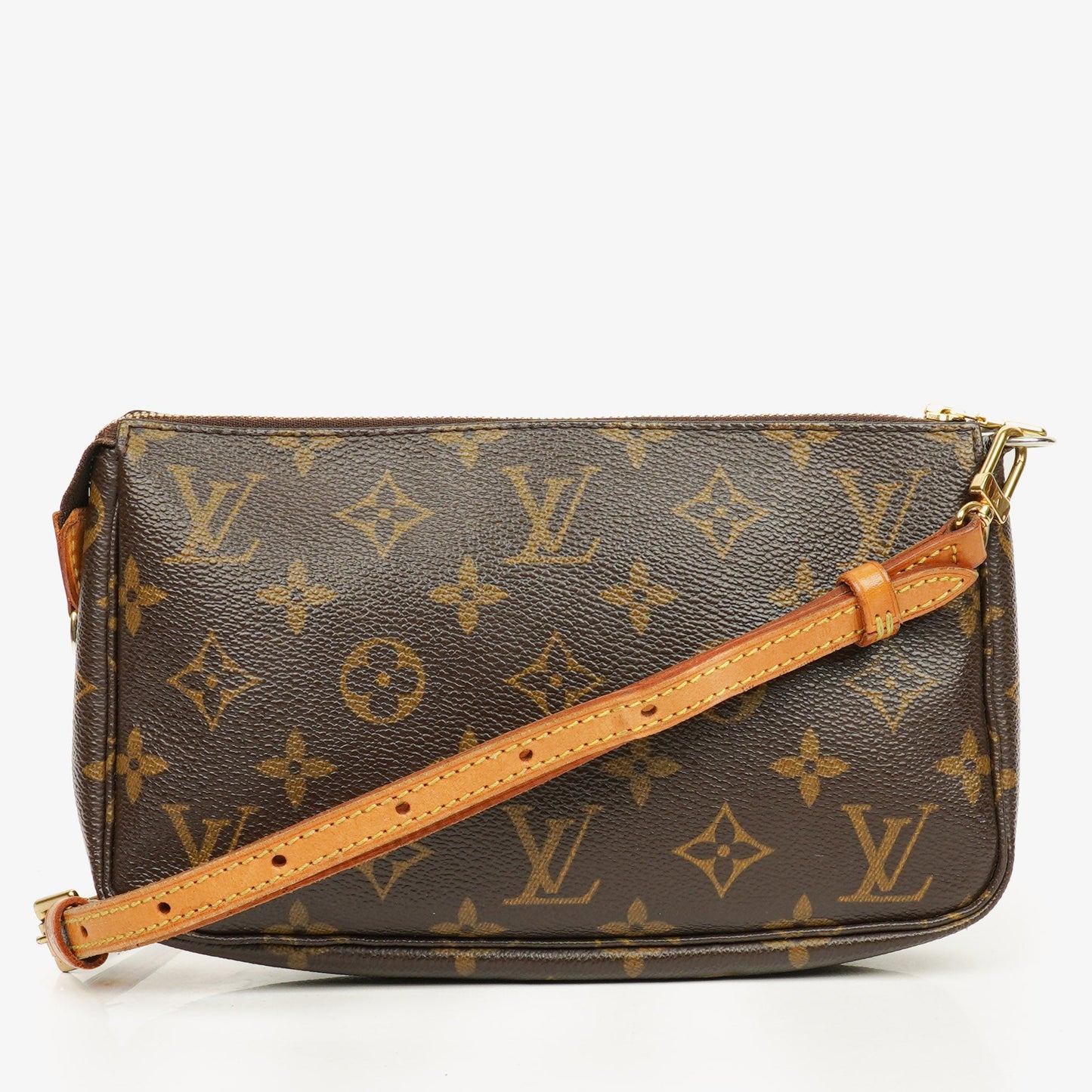 Louis Vuitton Pochette Accessoires Monogram Canvas Clutch Handbag