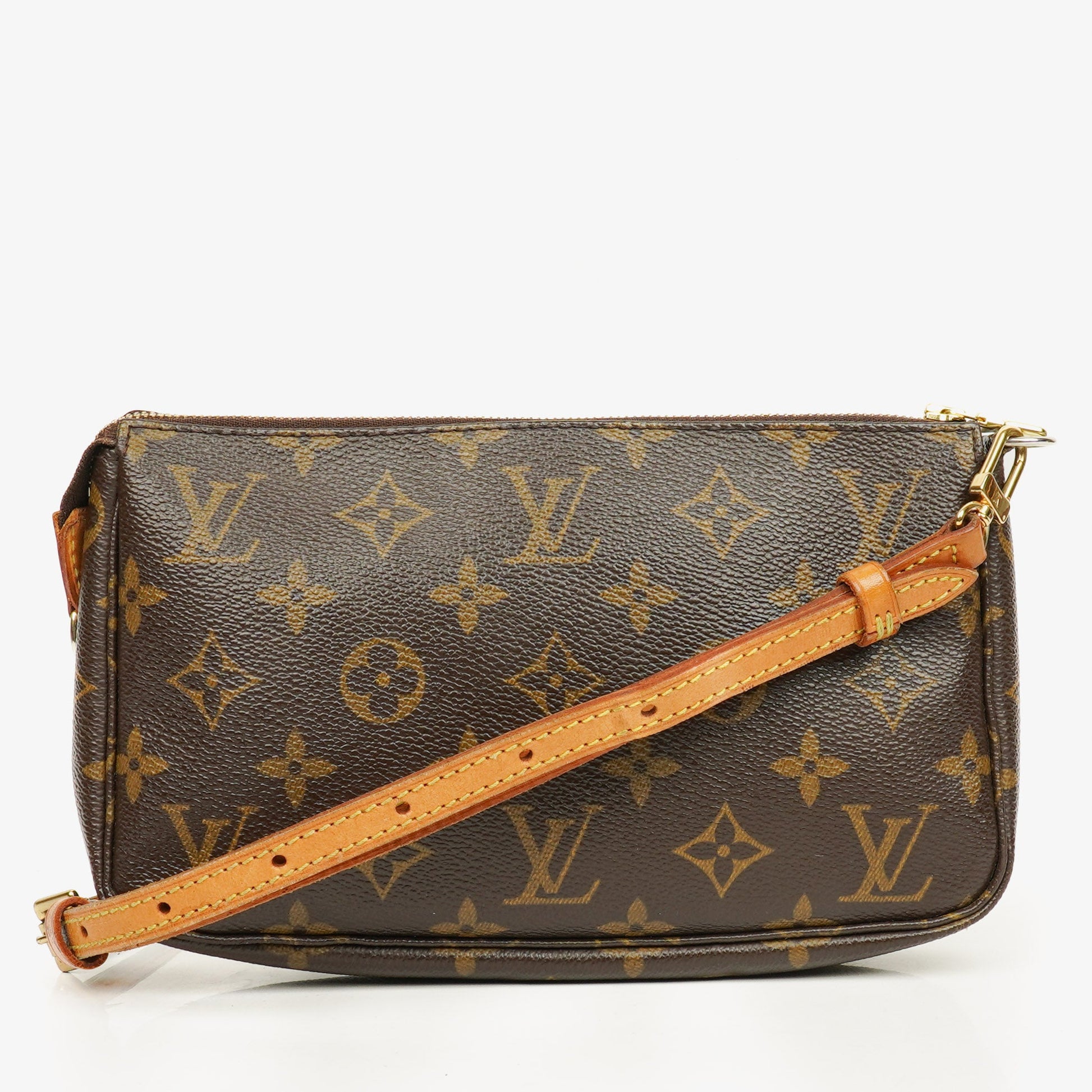 Louis Vuitton Pochette Accessoires Monogram Canvas Clutch Handbag