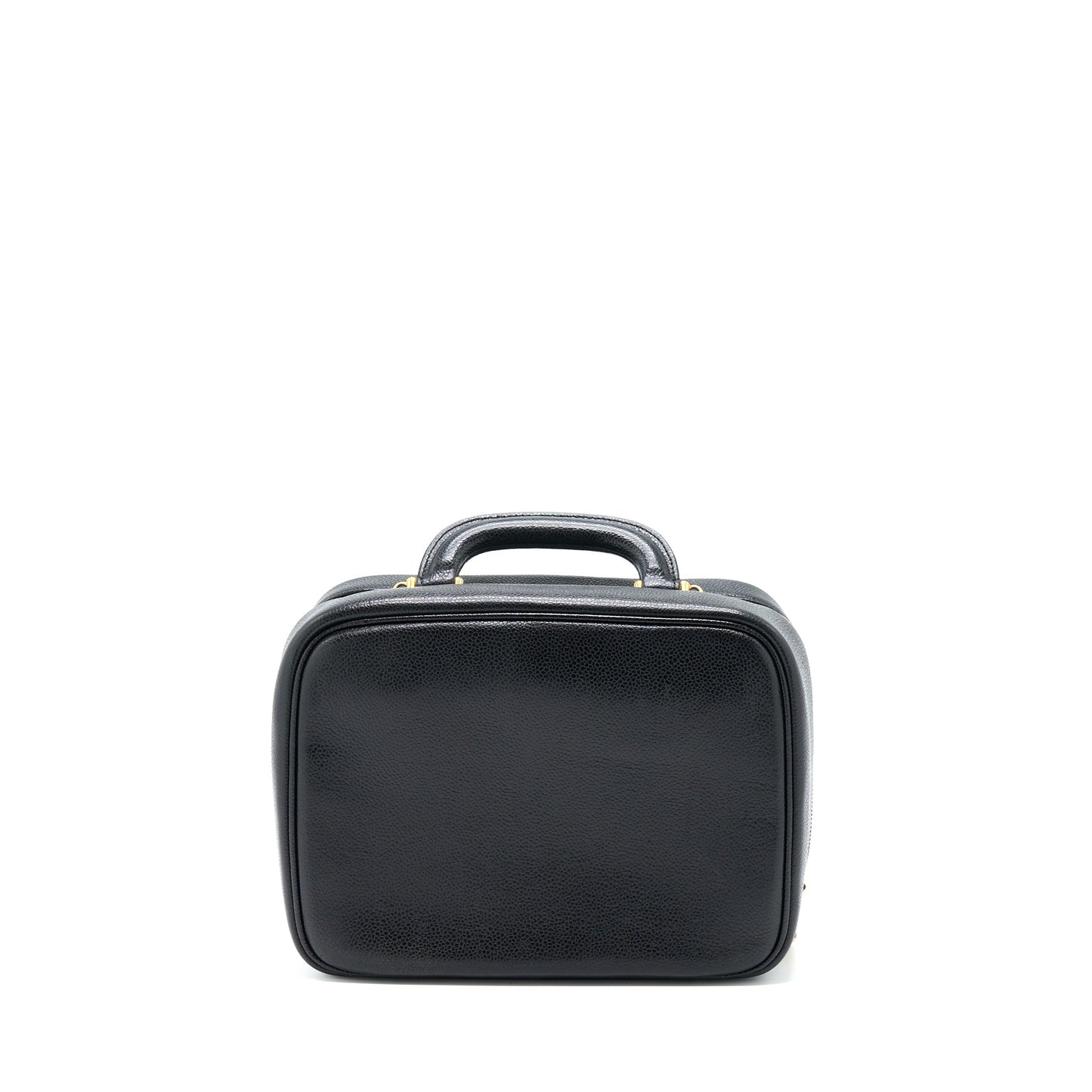Chanel  CC Logo Vanity Caviar Black