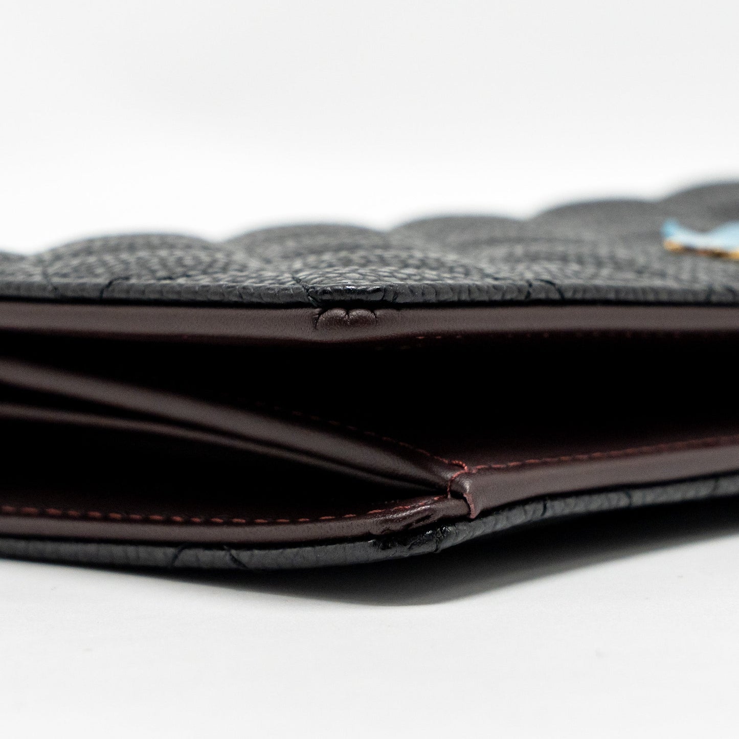 Chanel Classic CC Long Wallet Caviar Black