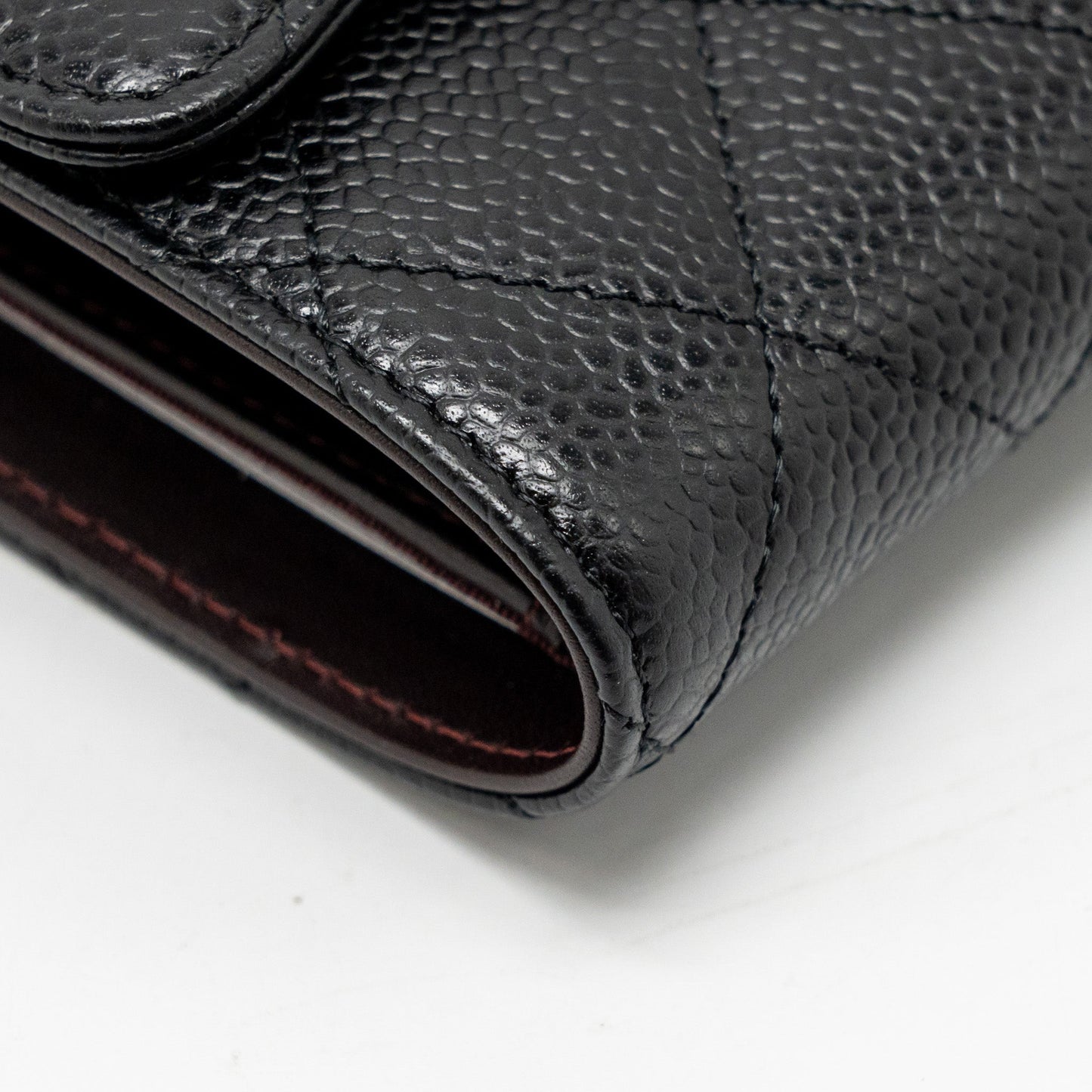 Chanel Classic CC Flap Long Wallet Caviar Black