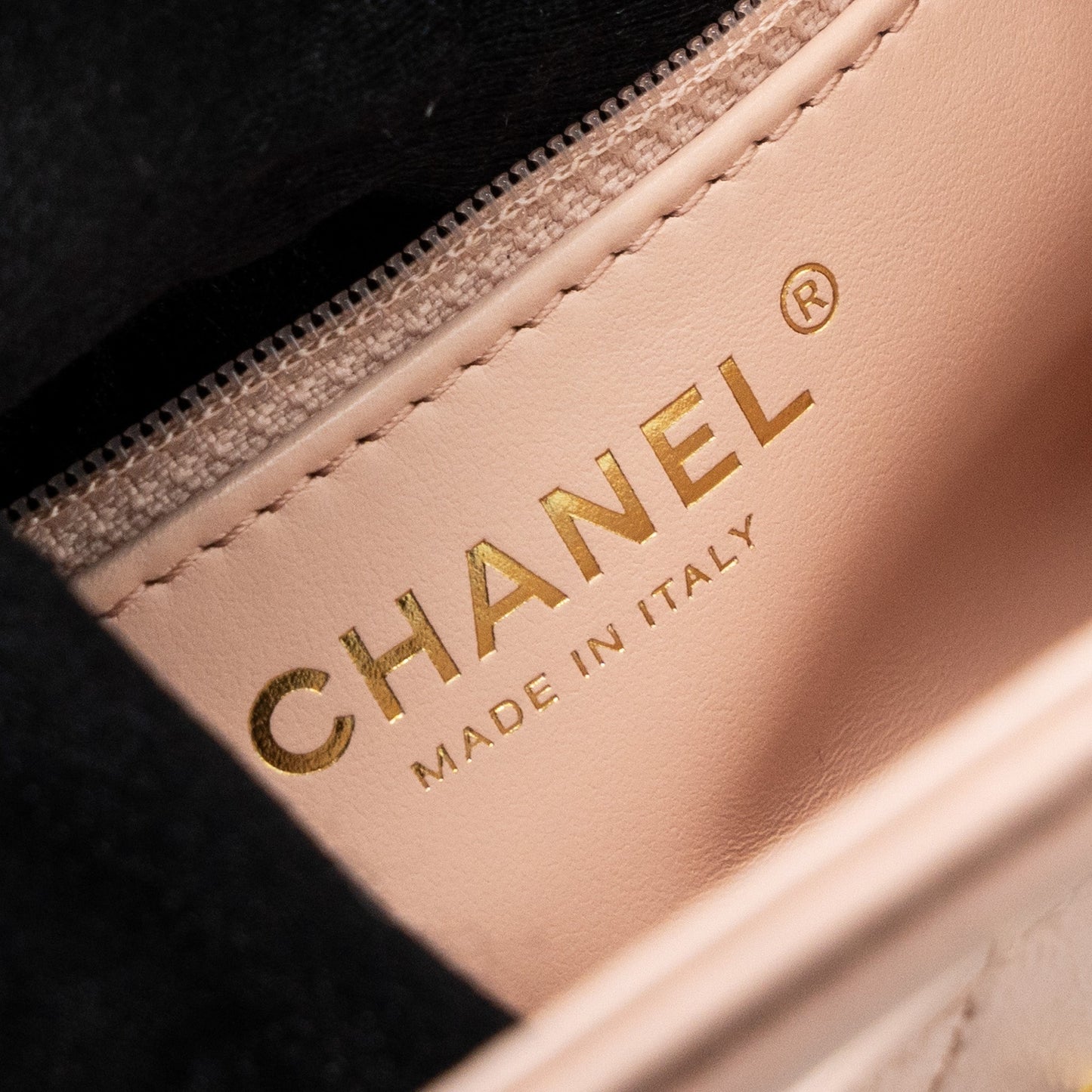 Chanel 23k Mini Shopping Bag Calfskin Light Pink  Brushed (Microchip)