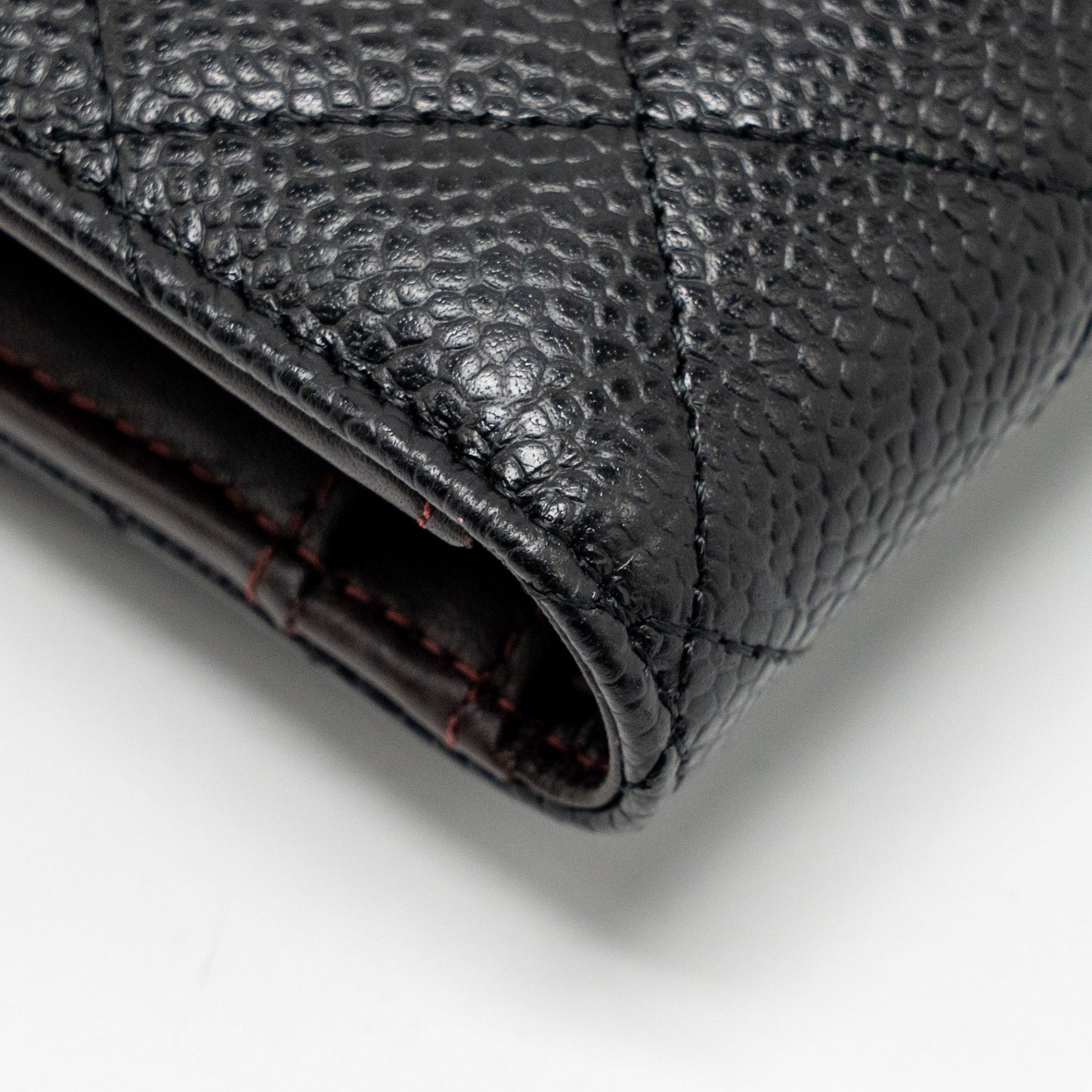 Chanel Classic CC Flap Long Wallet Caviar Black