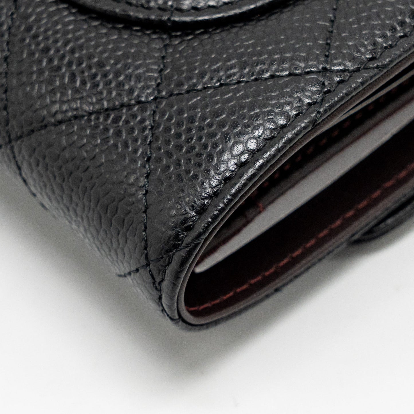 Chanel Classic CC Flap Long Wallet Caviar Black