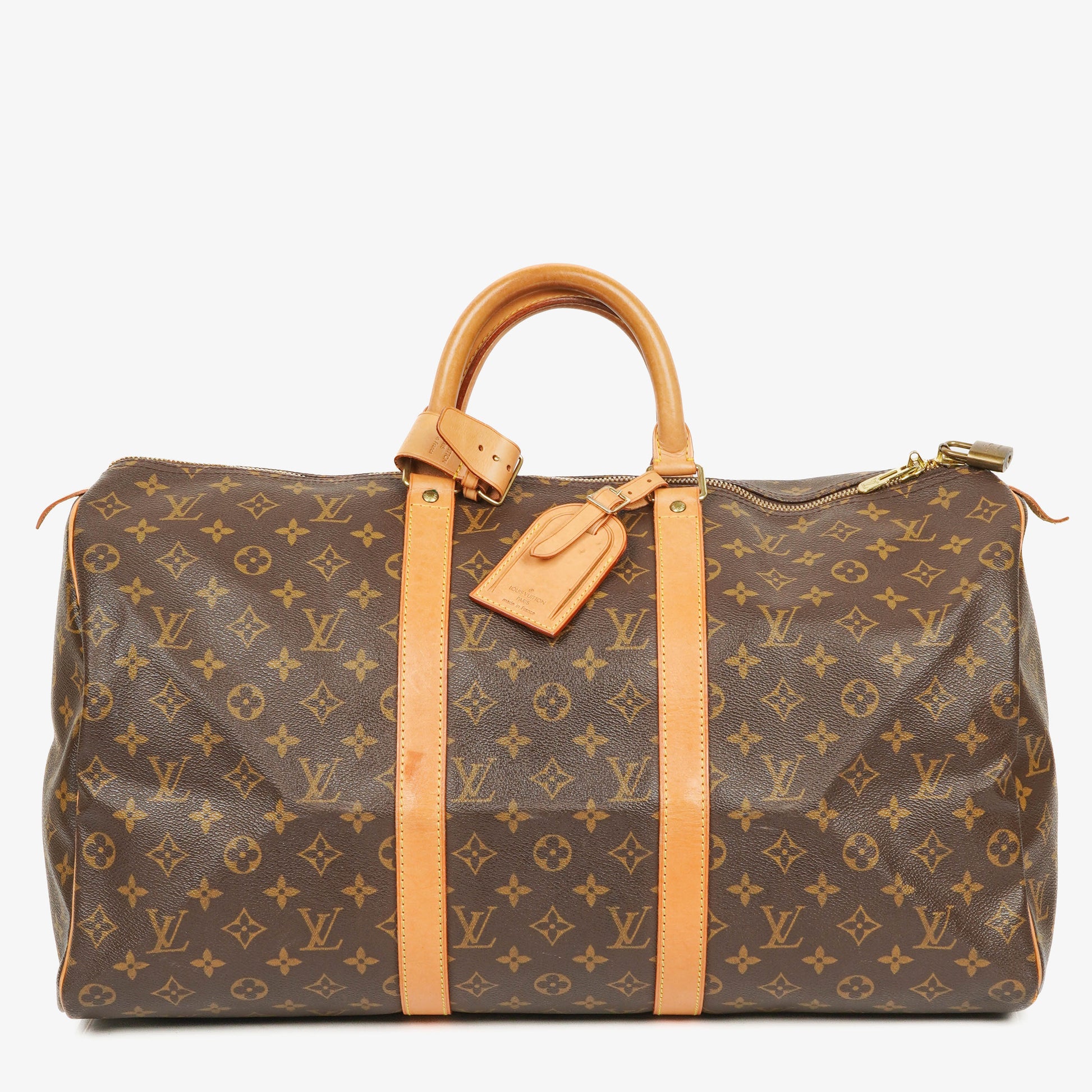 Louis Vuitton Keepall 50 Monogram Canvas Travel Bag