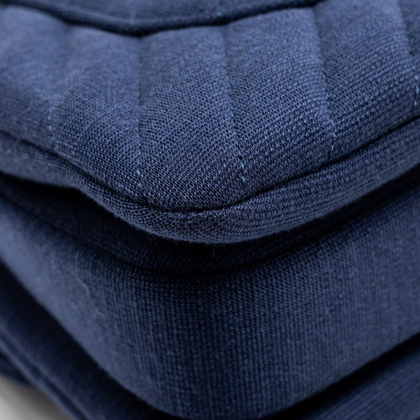 Chanel Small Chevron Trendy CC fabric navy