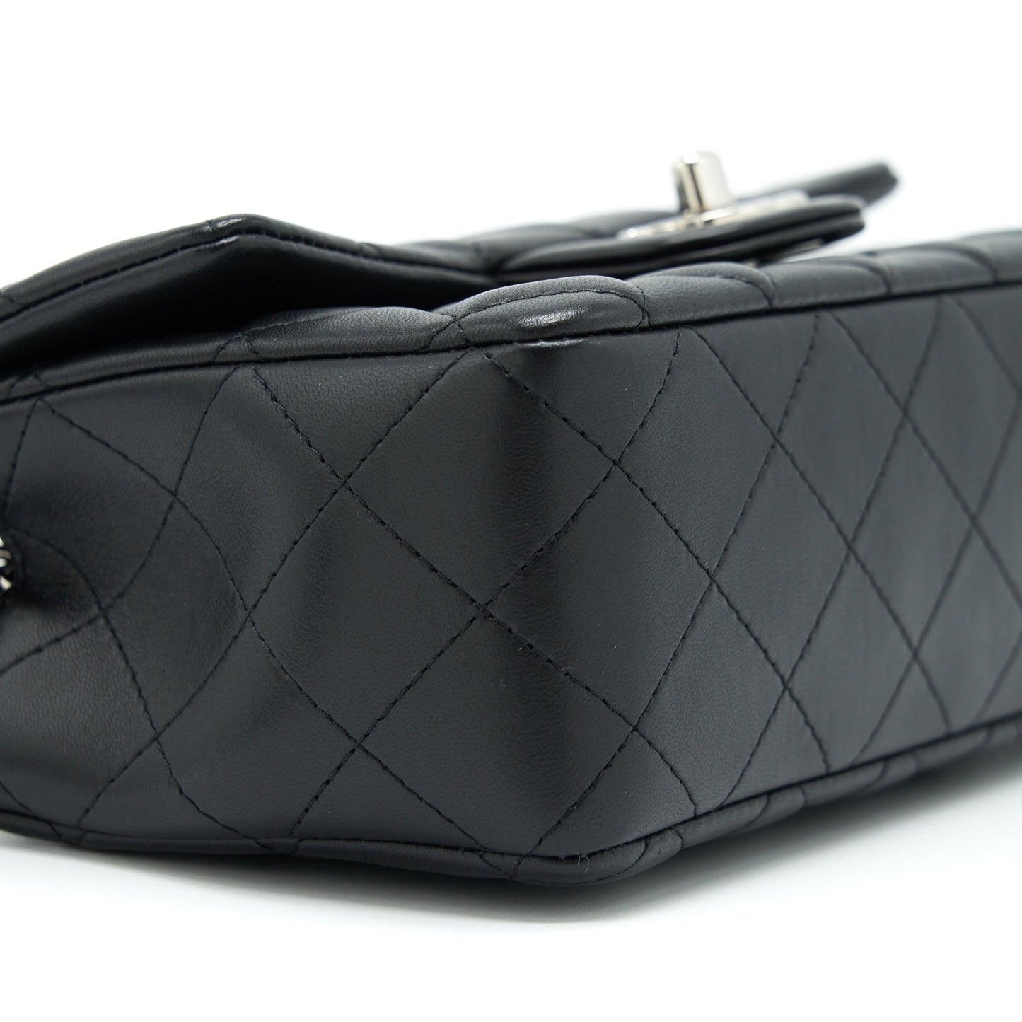 Chanel Mini Rectangular Lambskin Black