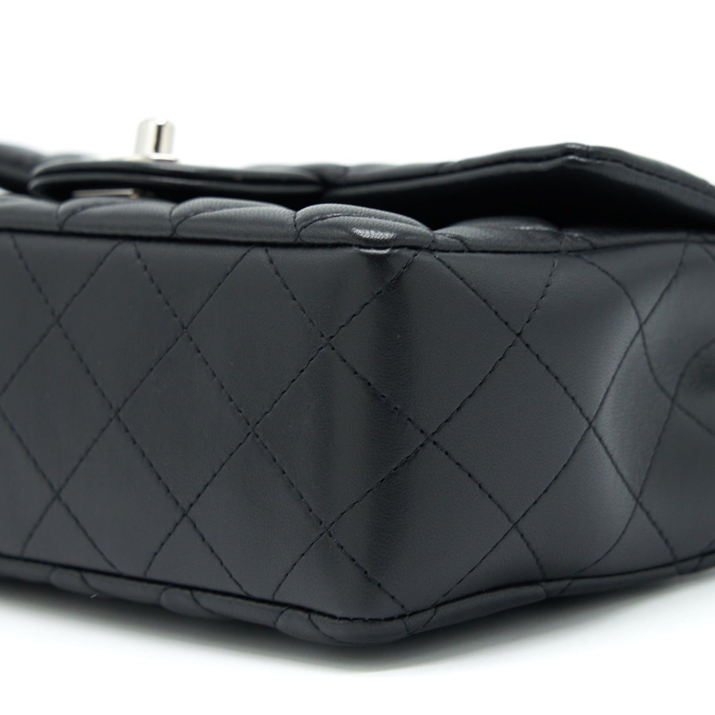Chanel Mini Rectangular Lambskin Black