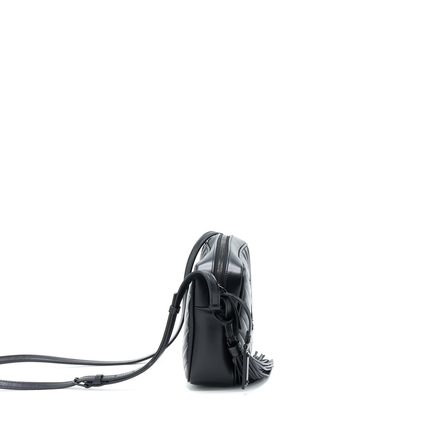 Saint Laurent/ Lou Camera Purse Calfskin So Black