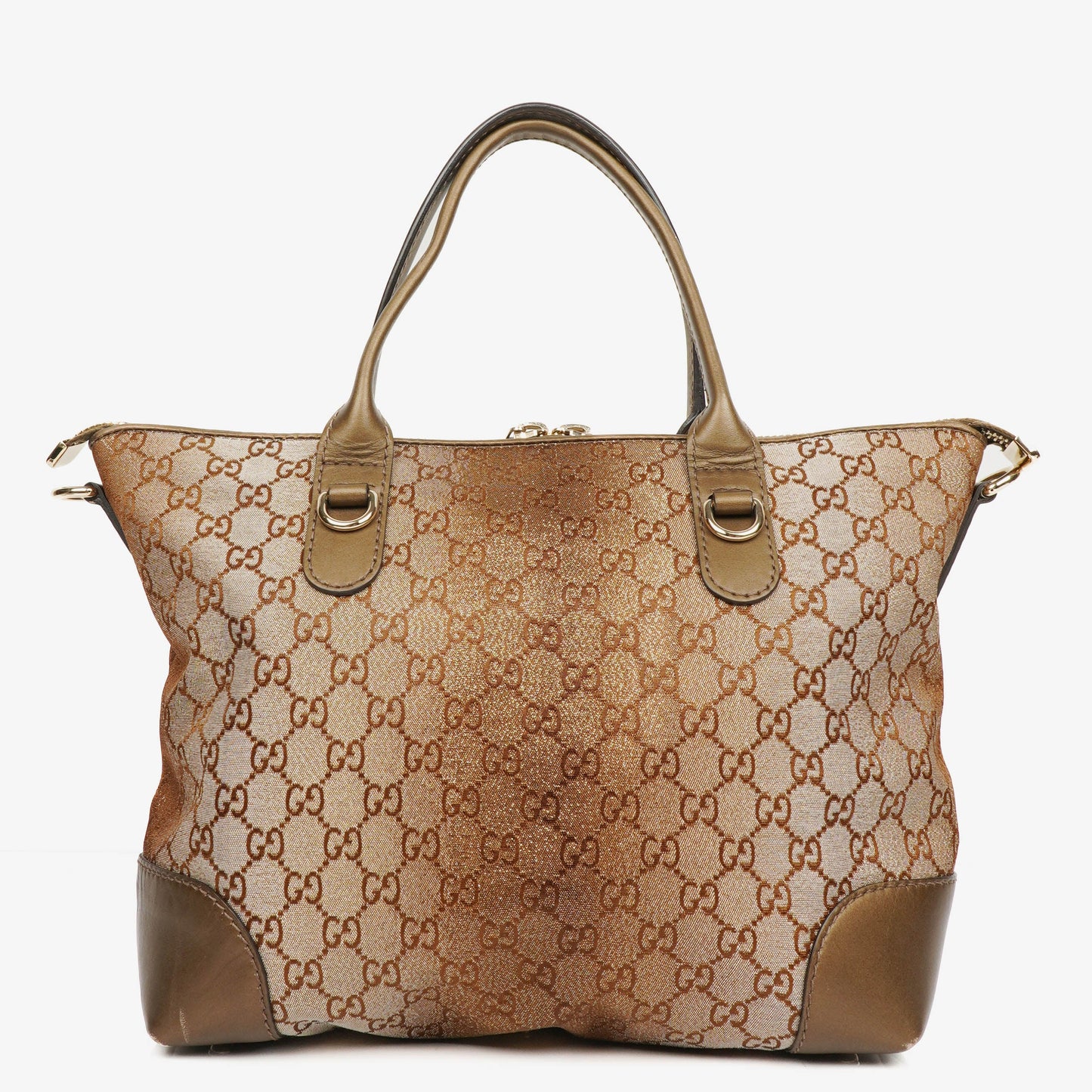 Gucci Multicolour/Brown GG Lurex Heart Bit Shoulder Bag