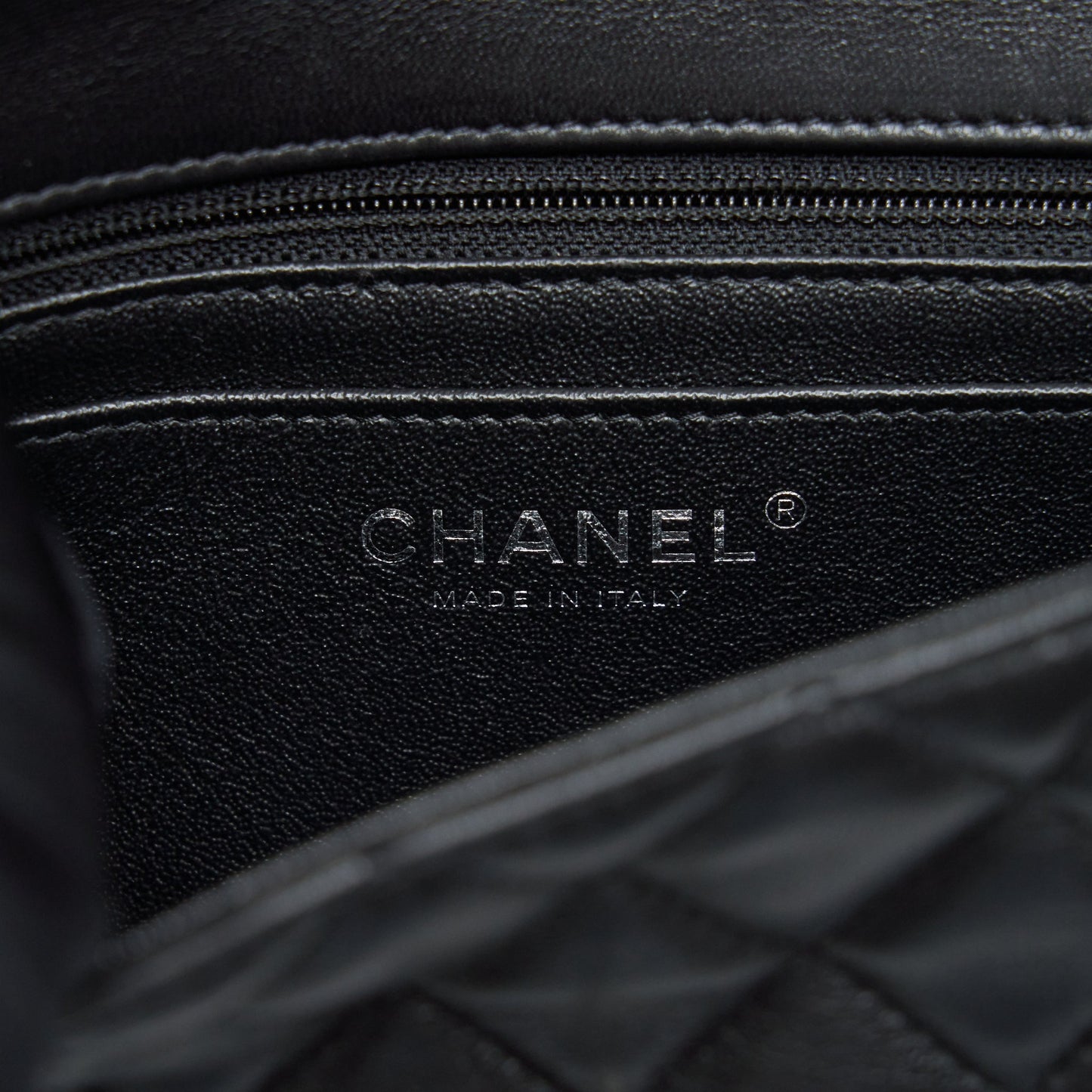 Chanel Mini Rectangular Lambskin Black