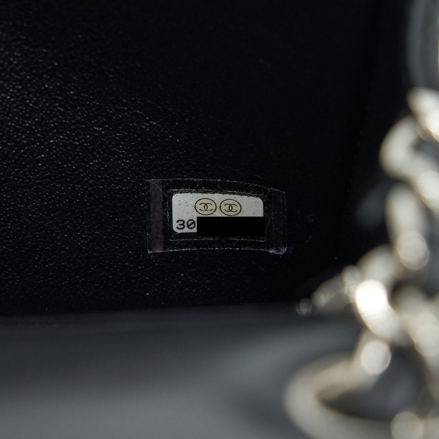 Chanel Mini Rectangular Lambskin Black