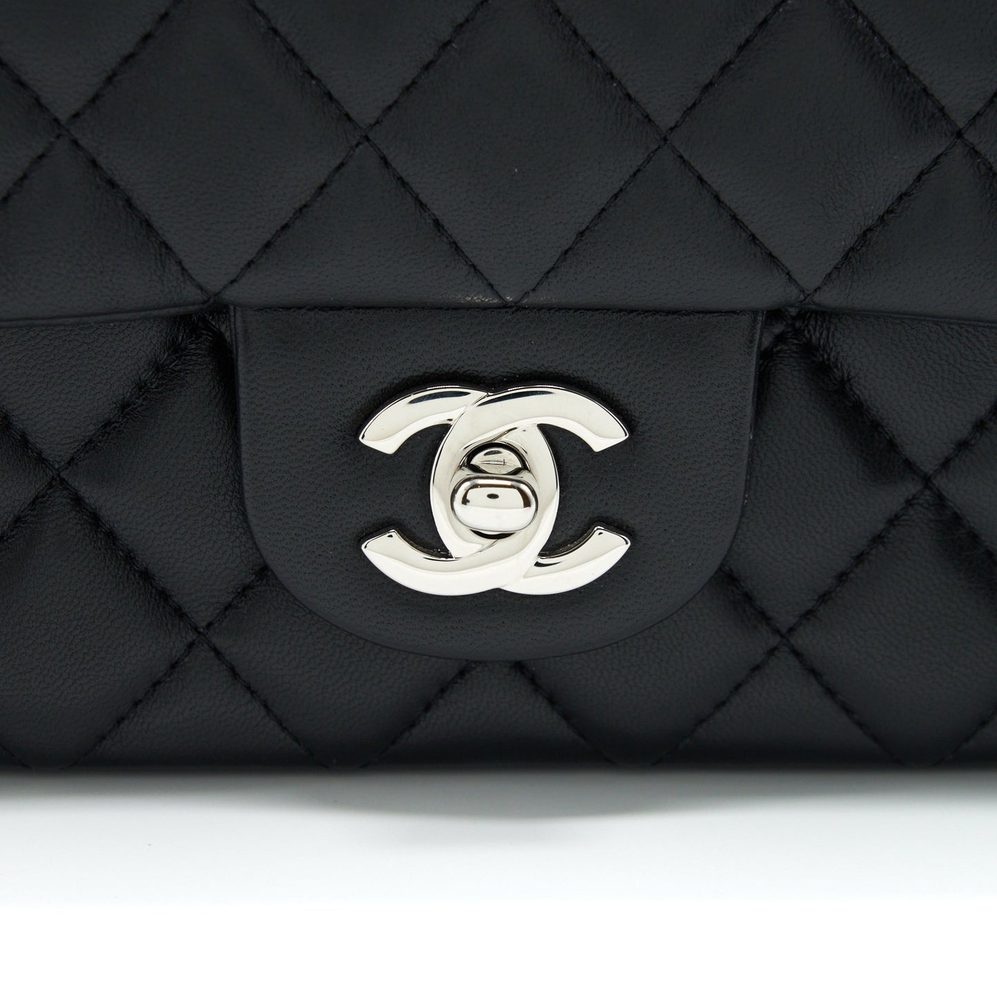 Chanel Mini Rectangular Lambskin Black