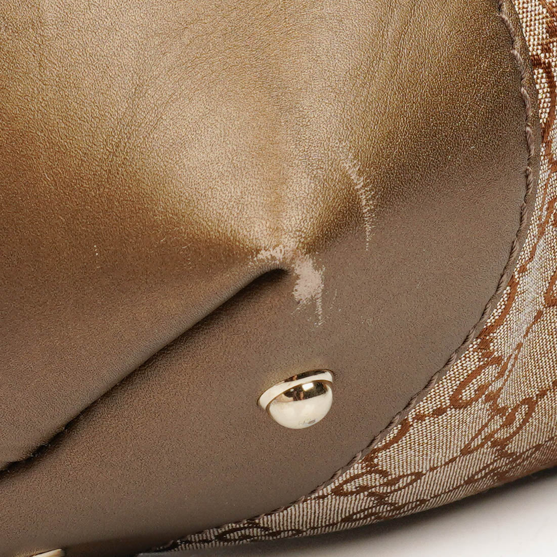 Gucci Multicolour/Brown GG Lurex Heart Bit Shoulder Bag