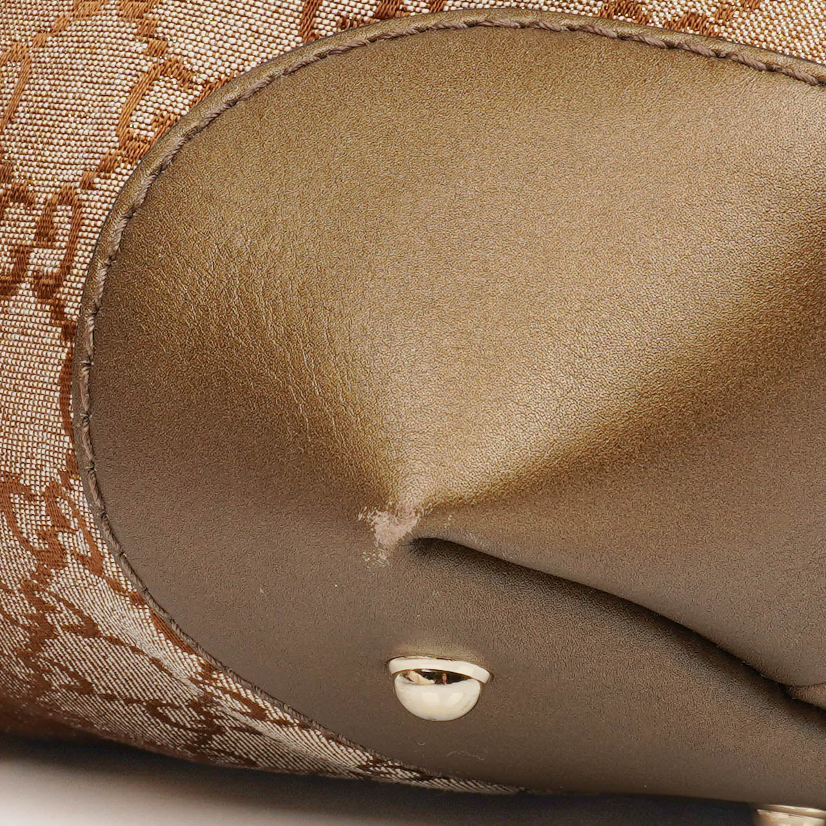 Gucci Multicolour/Brown GG Lurex Heart Bit Shoulder Bag