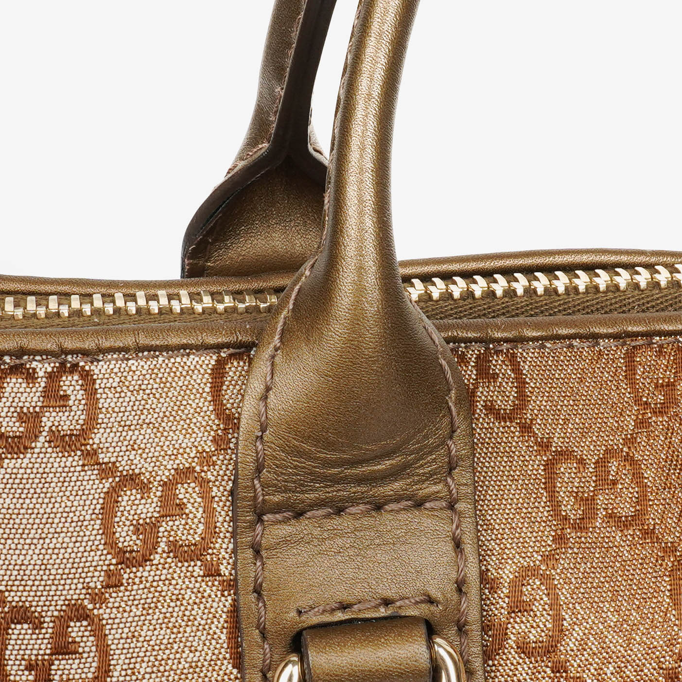 Gucci Multicolour/Brown GG Lurex Heart Bit Shoulder Bag