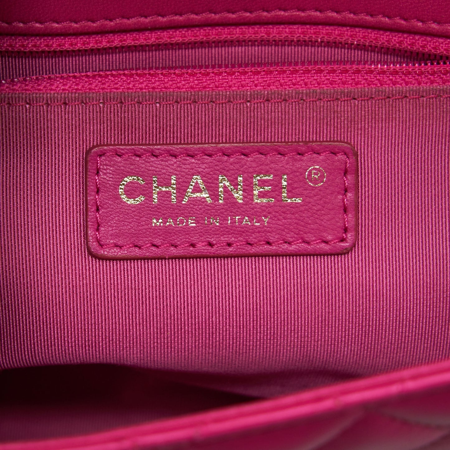 Chanel Quilted Flap Bag Lambskin Pink