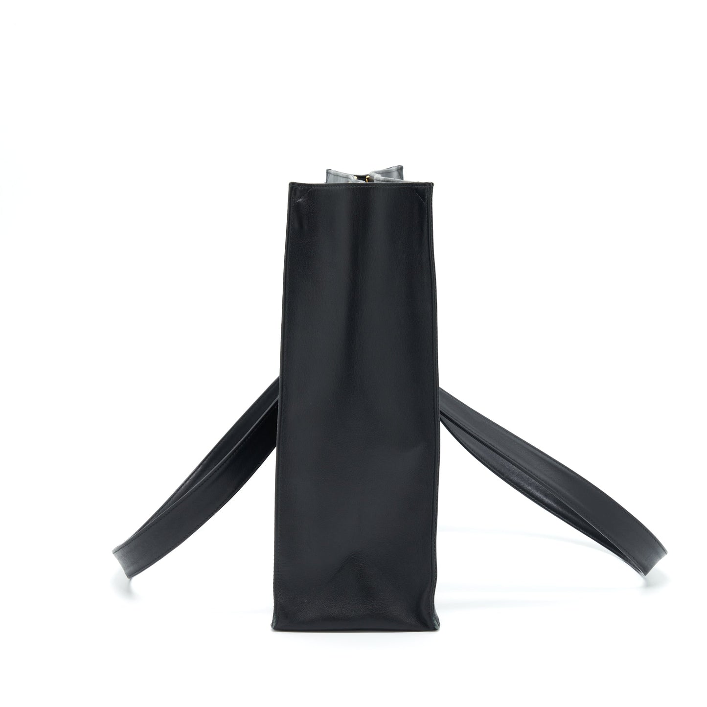 Chanel  CC Timeless Shopping Tote Lambskin Black