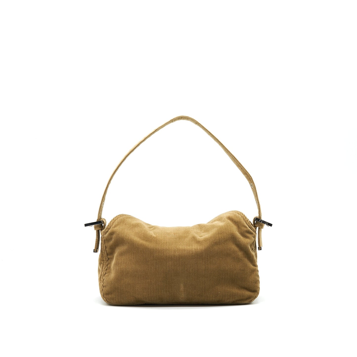 Fendi Vintage Nylon Baguette Purse Light Brown