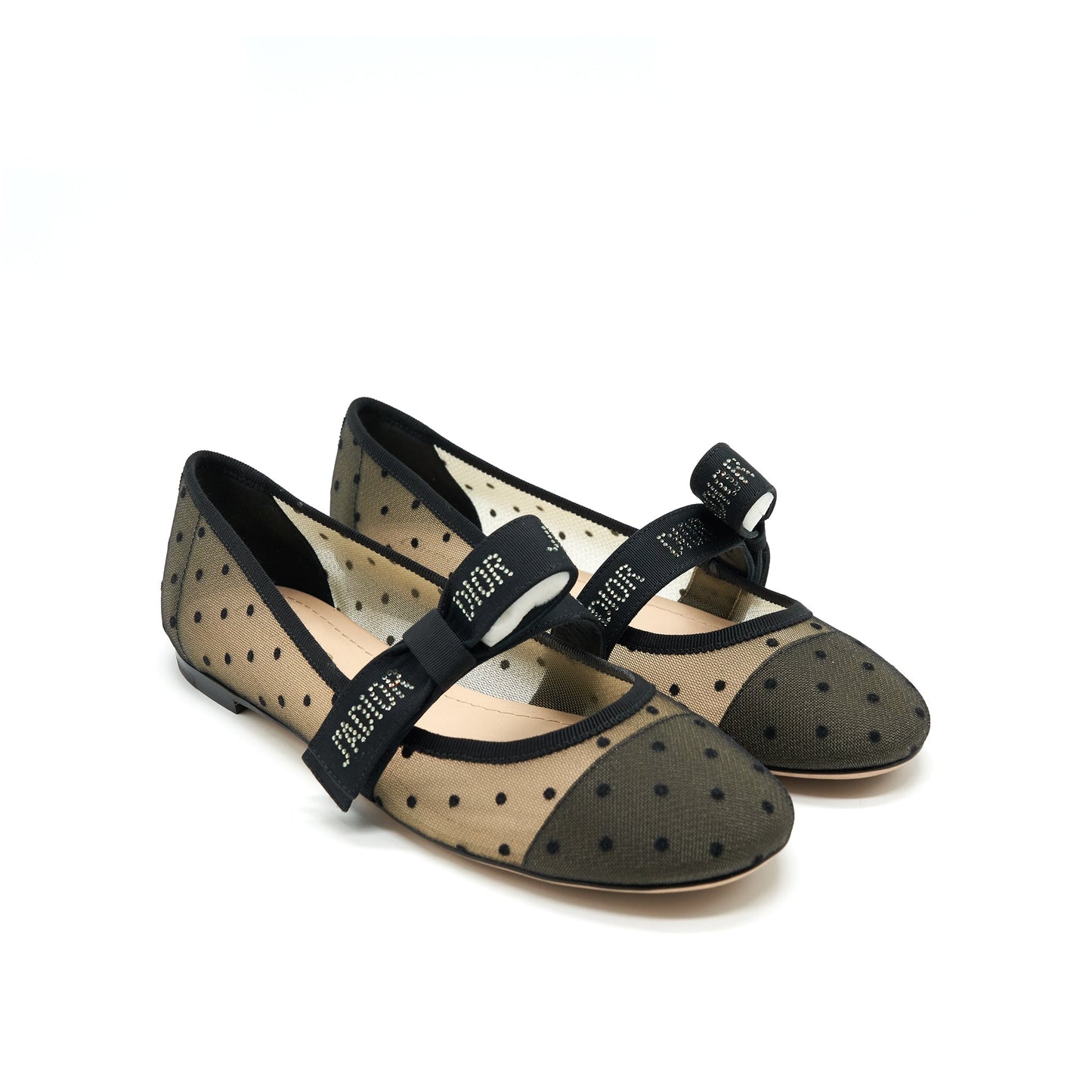 CHRISTIAN Size 36.5 J'ADIOR NICELY-D ESPADRILLE FLATS