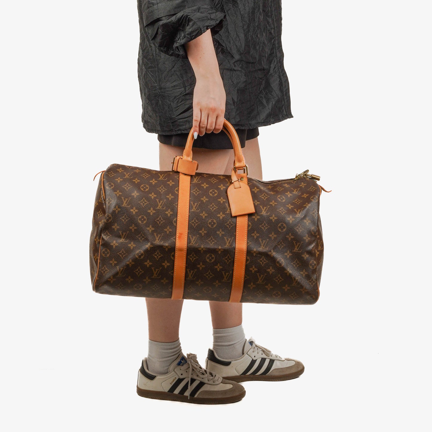 Louis Vuitton Keepall 50 Monogram Canvas Travel Bag