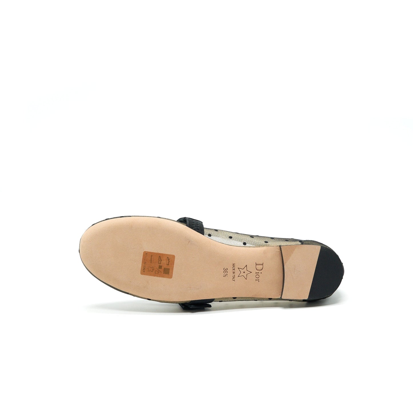 CHRISTIAN Size 36.5 J'ADIOR NICELY-D ESPADRILLE FLATS