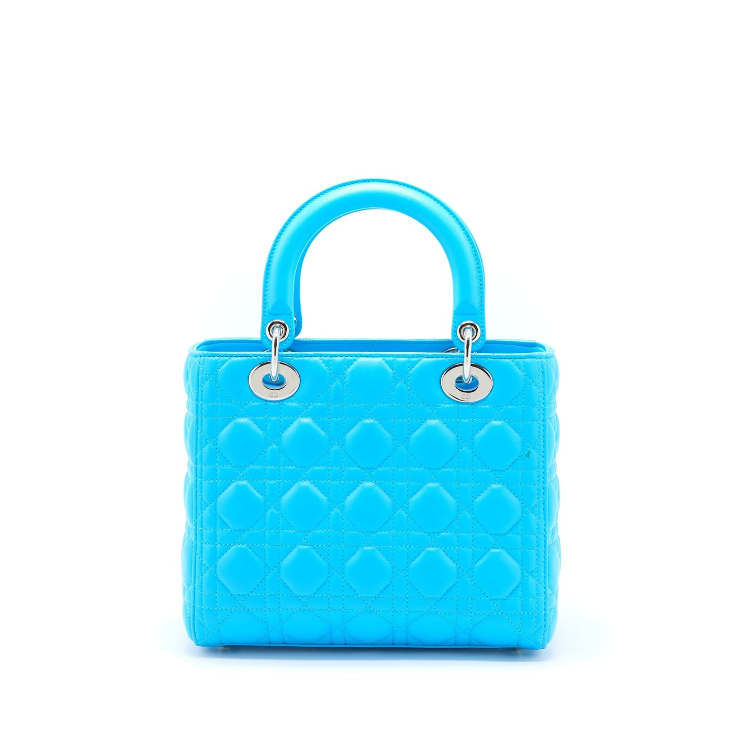 Dior Medium Lady Dior Lambskin Light Blue