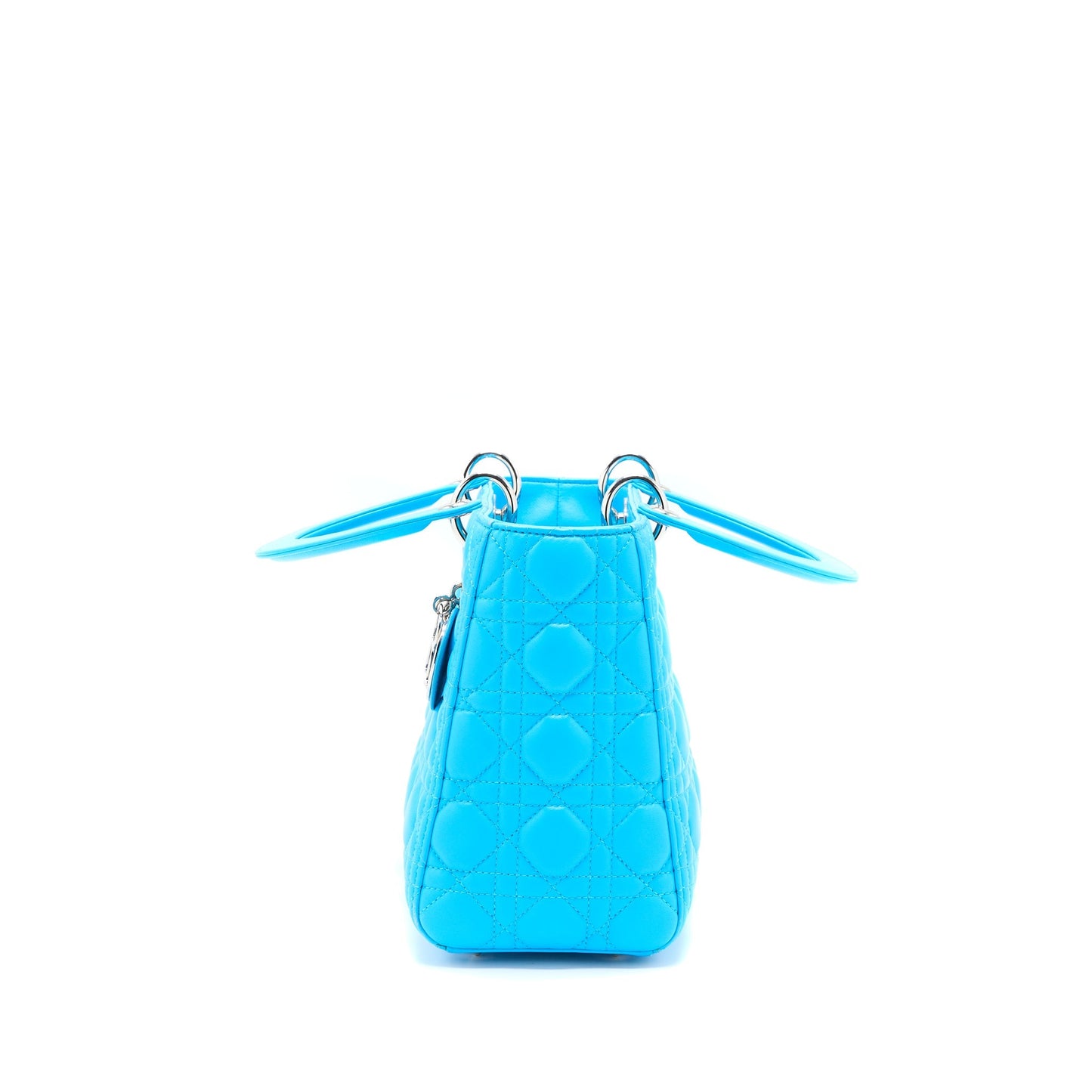 Dior Medium Lady Dior Lambskin Light Blue