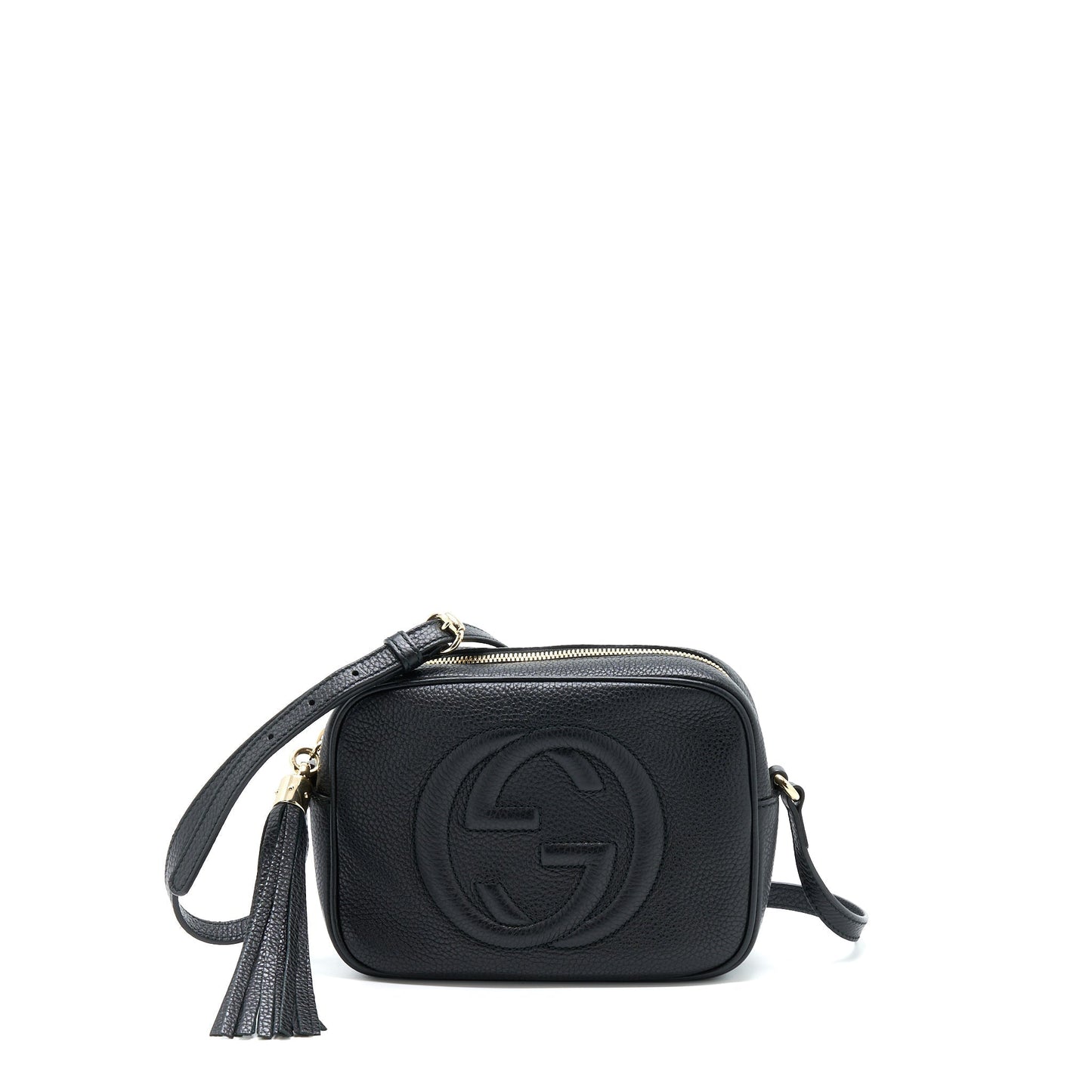 Gucci Soho Camera Disco Bag Calfskin Black