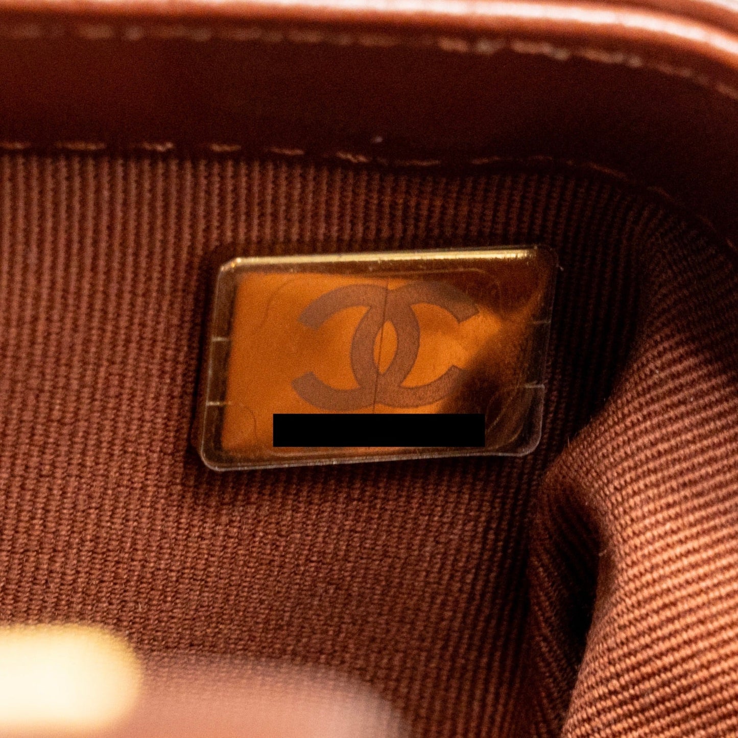 Chanel 24a Small Top Handle Doctor Bag Quilted Shiny Lambskin Caramel (microchip)