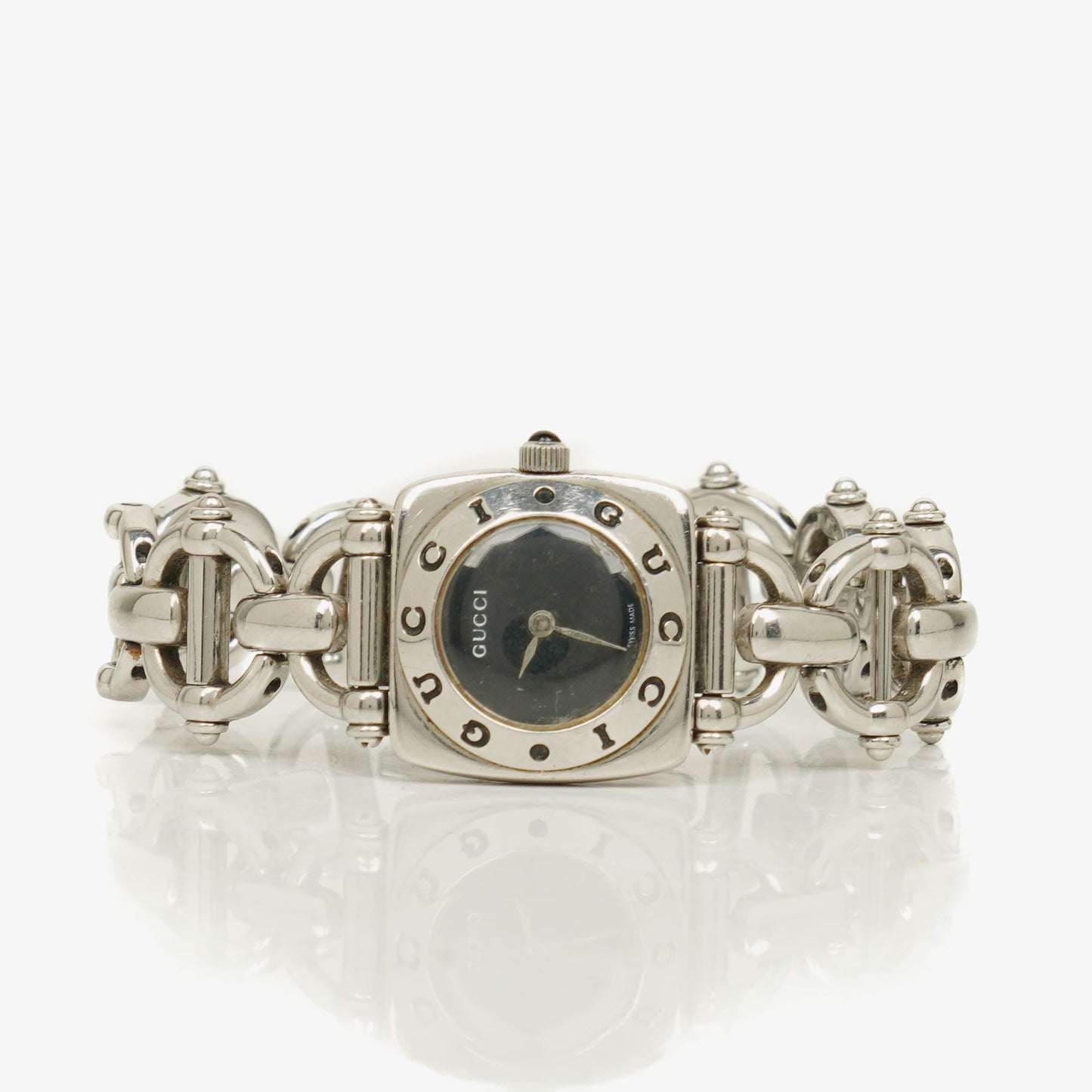 Gucci Horsebit Stainless Steel 22mm 6400L Quartz Watch