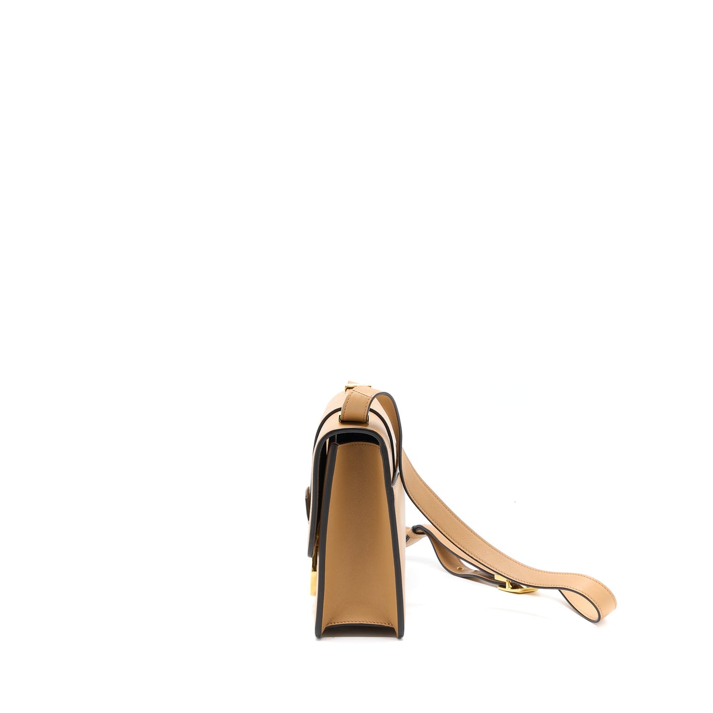 Dior 30 Montaigne Medium Purse Calfskin Dark Beige