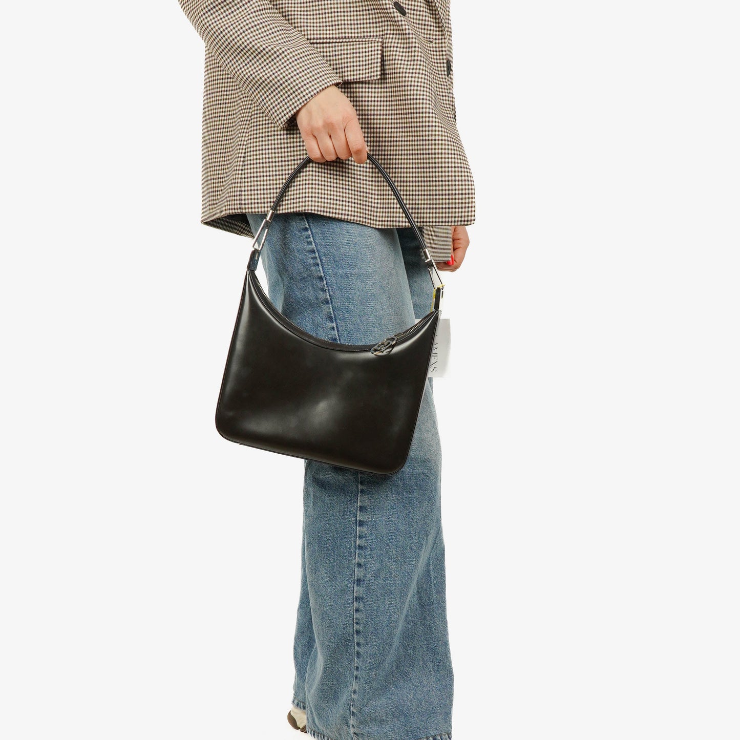 Gucci Brown Leather Shoulder Hobo Bag