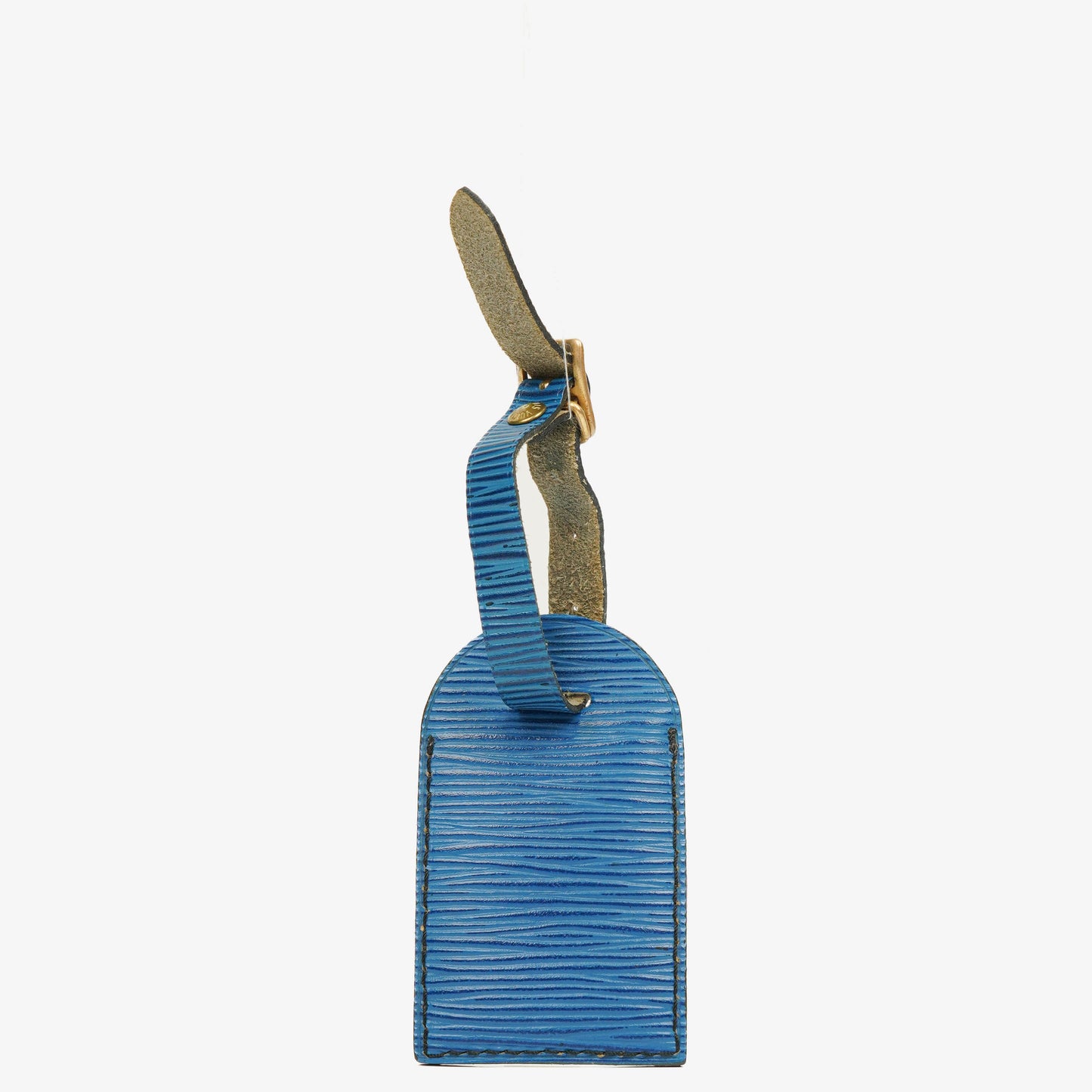 Louis Vuitton Blue EPI Leather Name Tag And Handles Holder