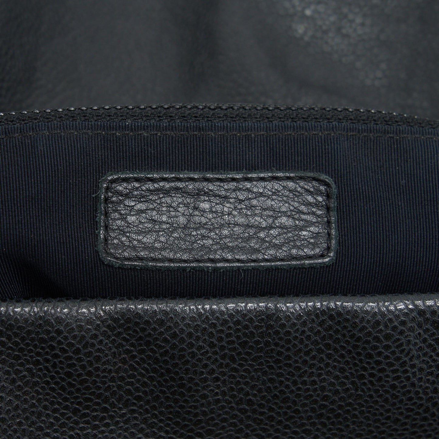 Chanel  Shoulder Bag Caviar Black Ruthenium Hardware