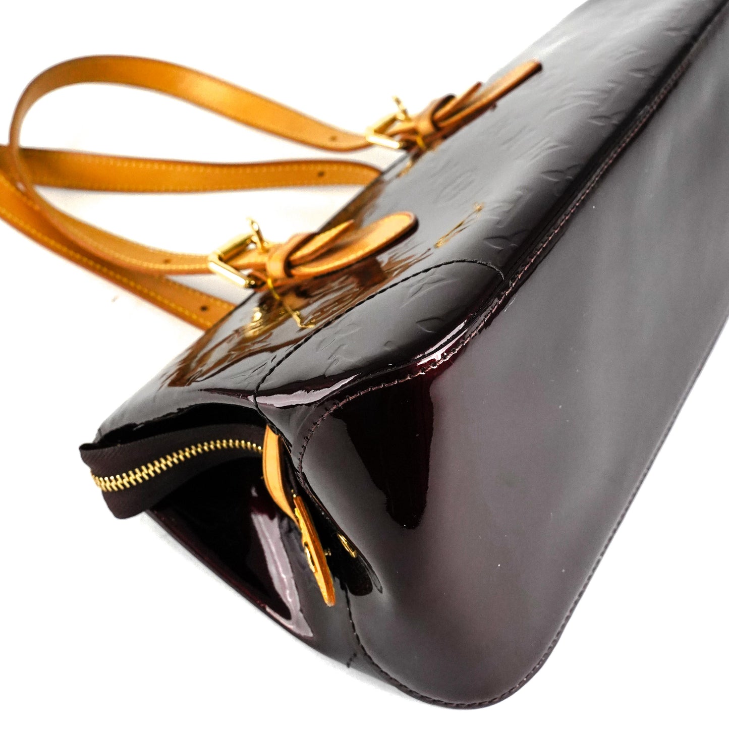 Louis Vuitton Vernis Tricot Bag Amarante