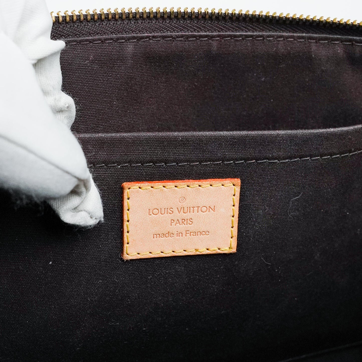 Louis Vuitton Vernis Tricot Bag Amarante