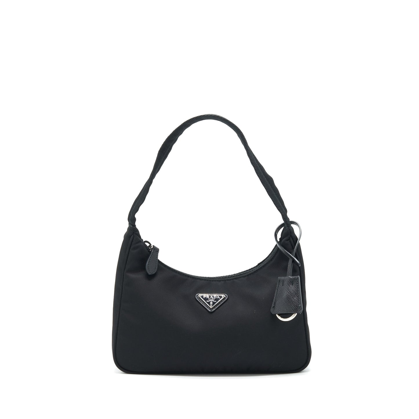 Prada Nylon Mini Tessuto Mini Purse Black
