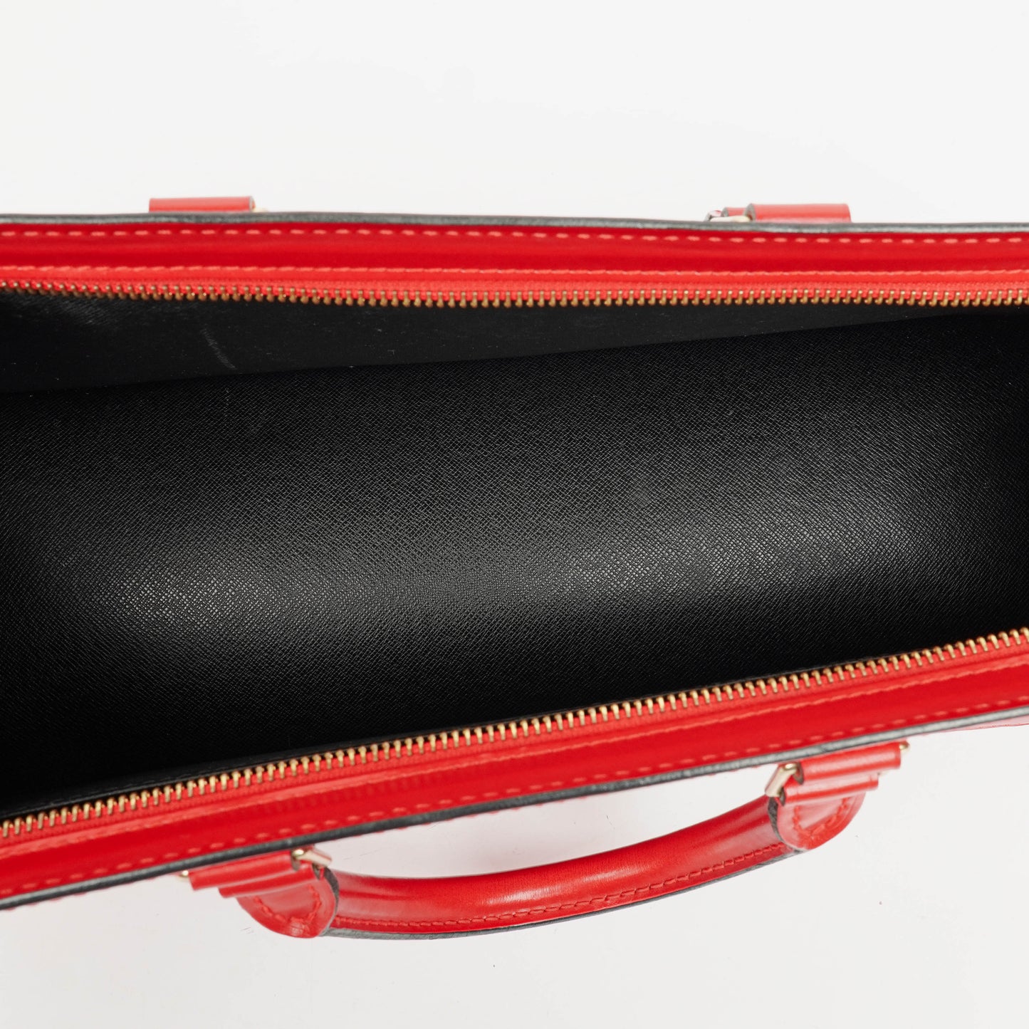 Louis Vuitton Red EPI Leather Sac Triangle Bag