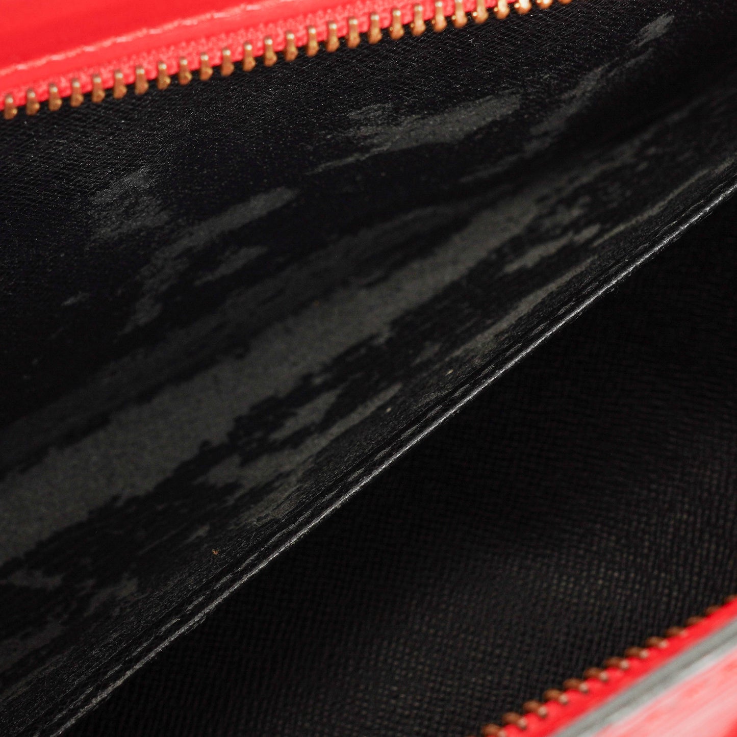 Louis Vuitton Red EPI Leather Sac Triangle Bag